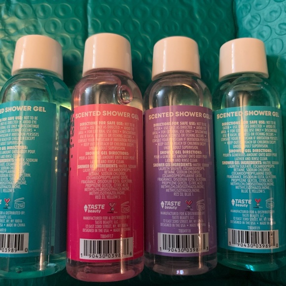 Shower Gel Mint Strawberry Very Vanilla great stocking stuffers or gift basket - Picture 2 of 3